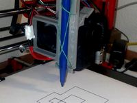 Soporte Rotulador para Prusa I3. Support Pen to Prusa I3. by Biketron