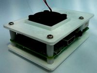 Simple 'Case' For Raspberry Pi 2 Model B by 66point99