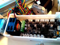 Azteeg X5 Mount for Kossel Mini by RicerX1