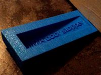 door stooper with text by chrst