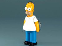 Homer Simpson - Keychain by Dape