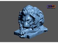 Lion Statue 3D Scan by 3DWP