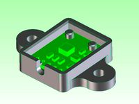 Accelerometer Housing for GY-61 ADXL335 Accelerometer Analogue Board by bathrobotics