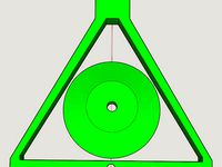 Smooth motion plastic filament spool holder - expandable. by Coogrrr