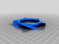 Twisted circular bracelet by Gepetto