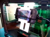 Makerbot Replicator 2x Universal Phone Mount by mikerodia