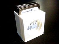Configurable Hard Drive Holder by spotzero