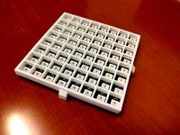 NeoPixel 8x8 Grid Diffuser by logansam