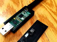 RCTimer Telemetry Module (Ground) with light pipes for dual extruders by sreid55