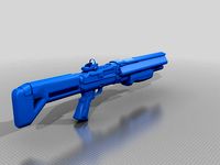Destiny Exotic shotgun Invective 1:1 Scale by DestinyStlGenerator