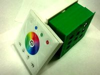 Installation box (Escutcheon) for TM08RGBW 4-CH LED RGB Light Strip Touch Panel Controller Wall mount plaster by krikz
