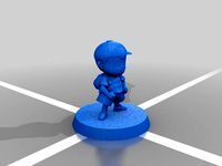 Super Smash Bros Brawl Ness trophy by Xander779