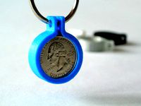 Quarter coin holder by Tosh