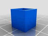 Caliration cube 10x10x10 with 1mm wall by Paxy