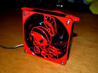 Marvin the Martian 120mm Fan Grill, Ehaust Flange, Exhaust Cap, Mounts. by sthone