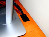 Monitor Wire Grommet Cover by sthone