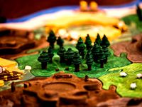 Catan Lumber Tiles - Warcraft Inspired by RecklessRobbie