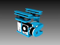 Gimbal 2 Axis Gopro by Edfumag