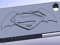 Batman - Superman Iphone 4 case  by dazvette