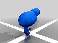 weird blue bird thin walls on small foot but it's Irrelavent this is a super cool app Smoothie 3d modeling by lokilaufeysen