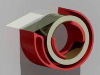 50mm packing tape dispenser by loco