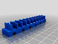 fischertechnik terminal strip 4mm 12 pin by thomasdr