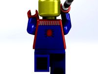 Spiderman Lego Man by dazvette