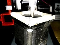Shapeoko 2 NEMA 23 Motor spacer and stabilizer by crunchysann