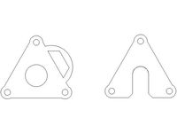 E3D mount plates for RoMax V2- for machining by Artesian