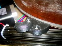 Kossel Bed Clamp with Swinging Arm by AlbertP