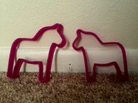Dala Horse Cookie Cutter by rzbz3d