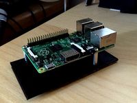 Raspberry pi B+ tray for Raspberry pi rack by mbh16