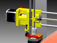 Prusa i3 X-axis lead screw upgrade by BetterHalf