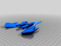Destiny Uncommon Ship "LRv1 Javelin" 1:100 Scale - Split and modified thin sections by DusterX17