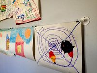 Kid's Art Gallery Wall Post by speedpjg