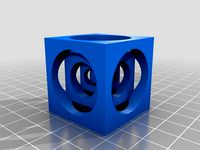 Circle Cut Cube by BBCason
