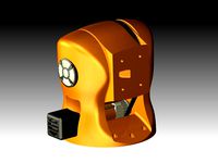 Printable Robot Arm - orange version by 4ndreas