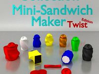Mini Sandwich Maker Twist Edition - OpenScad by rr2s