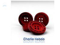 CHARLIE HEBDO BOUTON | COAT BUTTON by BonGarcon