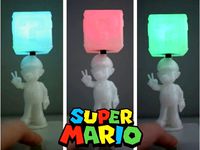 Super Mario with shining quetion box by Eunny