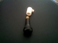 Schrader valve air duster valve top by gineer