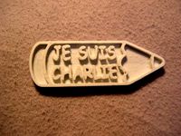 Crayon Je Suis CHARLIE by Treleau