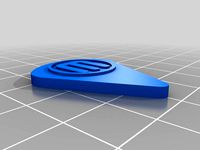 Wes's Makerbot Guitar Pick by wesdalelio