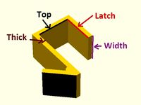 Cubicle wall coat hanger (customizer) by chriscrewdson