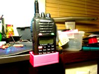 Handheld Ham Radio desk holder by gigabyte898
