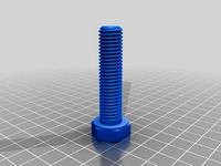 nut and bolt M12 by marceloelcram