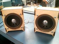 Laser Cut 4" Speaker Case by Bartimaeus