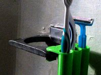 Toothbrush holder adapter by Kulchick