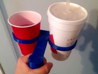 Dual cup holder / carrier -20M Filament Medium Fill- by promoguyaa