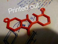 Molecule Necklace - Thalidomide by roijeric
